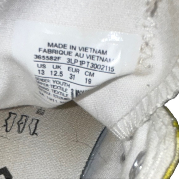 Converse all star chuck Taylor’s tie dye rainbow sneakers size 13 girls kids - Picture 5 of 5